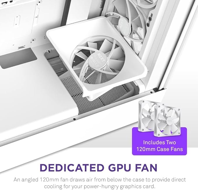 NZXT H5 Flow Edition ATX Mid Tower Case White NZXT H5 Flow Edition ATX Mid Tower Case White